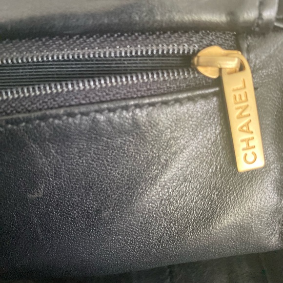 Chanel Vintage Jersey Choco bar tote W/Certificate of Authenticity CHANEL - Picture 11 of 16